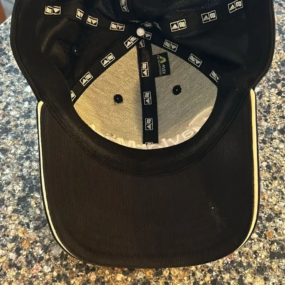 NEW Adidas TaylorMade Jet Black Cap with Logo